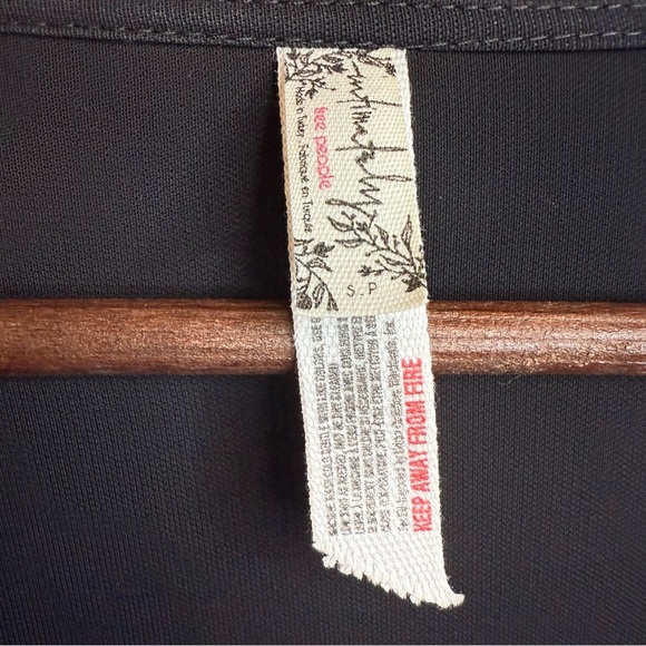 Intimately by Free People | Black V-Neck Bodysuit | Sz S - Picture 6 of 8